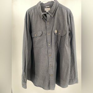 Carhartt men’s long sleeve button down,‎ relaxed fit, size 2X